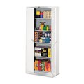 Tennsco Deluxe Cabinet, 36w x 18d x 78h, Light Gray 1870LGY